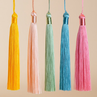 Tua rua cổ trang nhiều màu, móc khoá, dây quạt