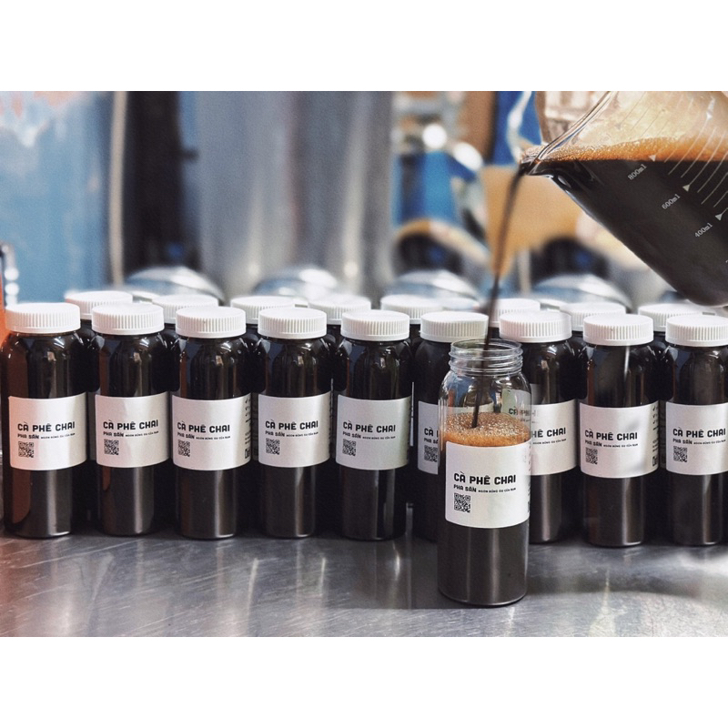 Cà phê chai pha sẵn gu đậm nguyên chất Greenfields Coffee