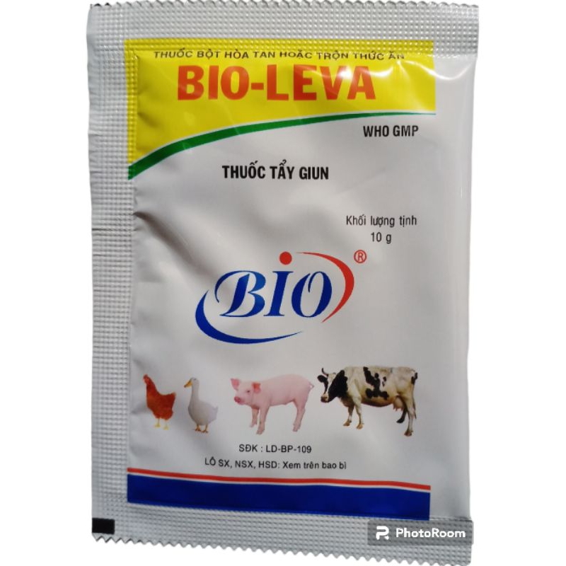 Tẩy giun BIO LEVA 10g