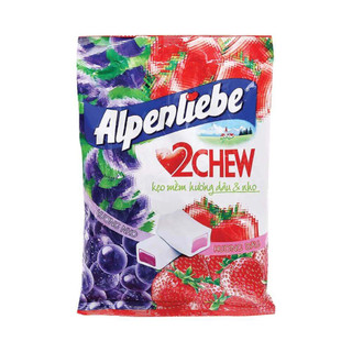 Kẹo Mềm Hương Dâu Và Nho Alpenliebe 2Chew