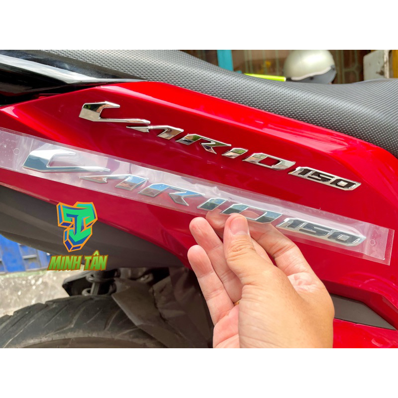 Tem chữ nổi Vario150 2018-2020, hàng cao cấp sắc nét