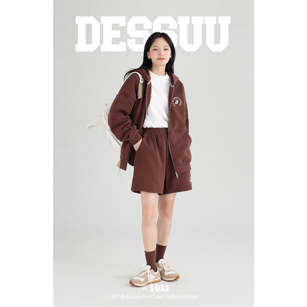 Quần short nhung Dessuu 3 màu sắc cho nữ
