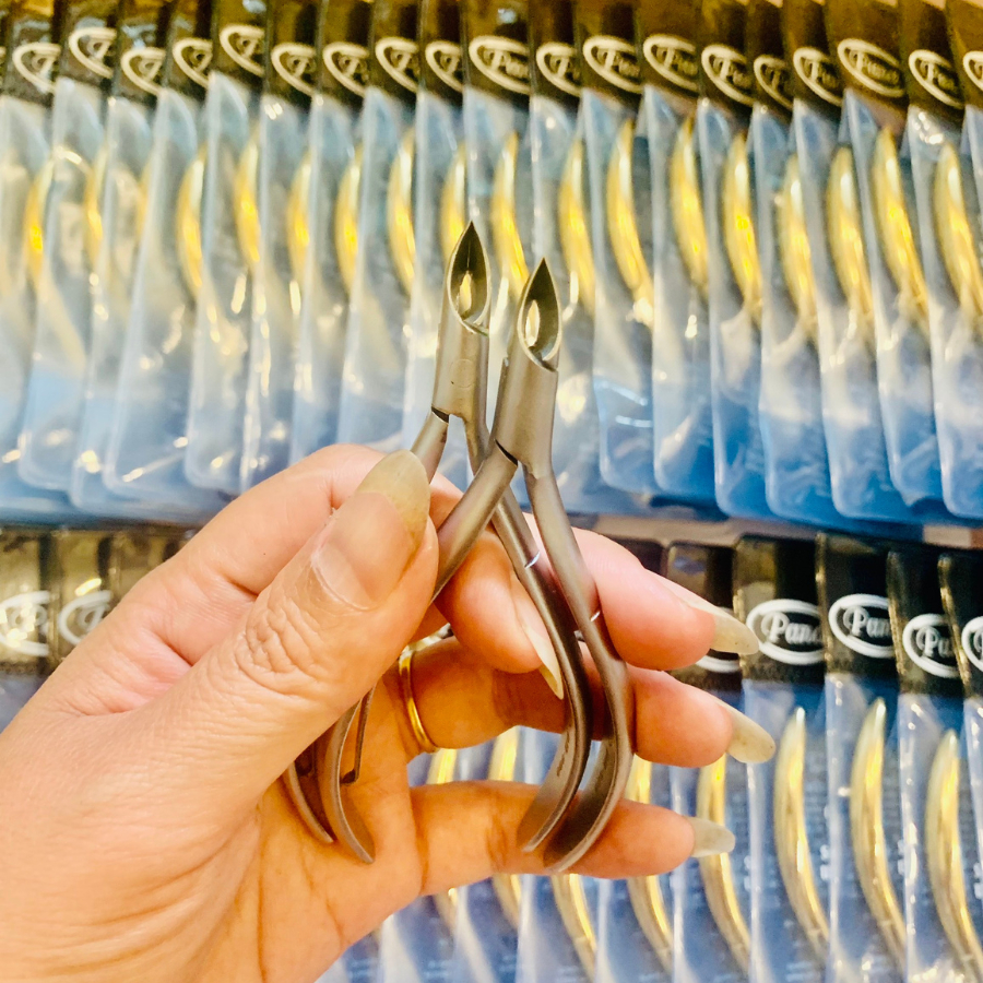 Kềm nhặt da cao cấp Pana DH-999 màu xám bán nguyệt