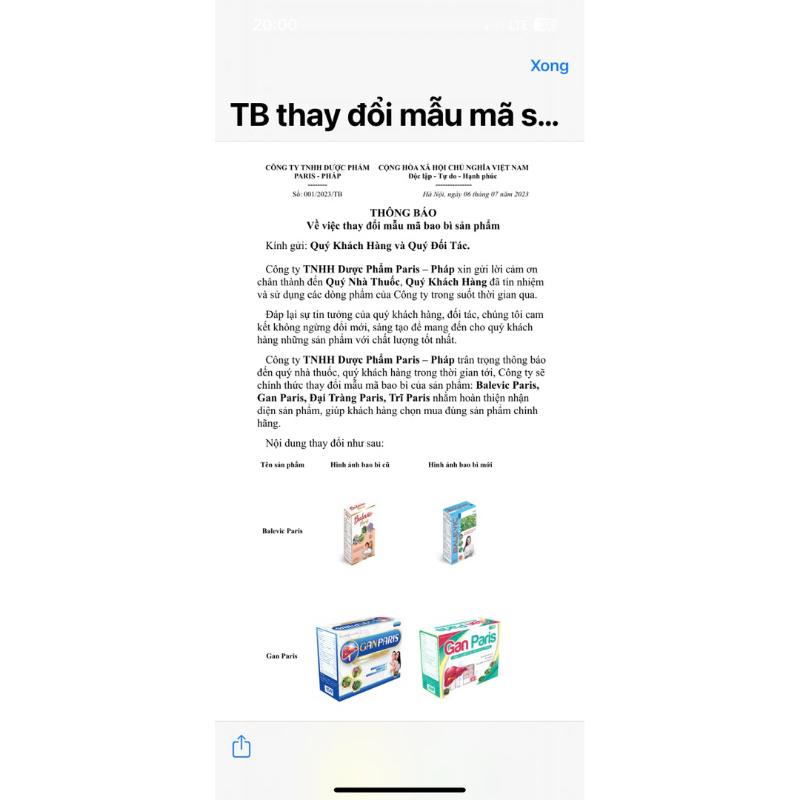 Trĩ Paris - Viên uống tiêu trĩ giảm táo bón thành phần Diếp cá, Nano Curcumin,Hạt dẻ