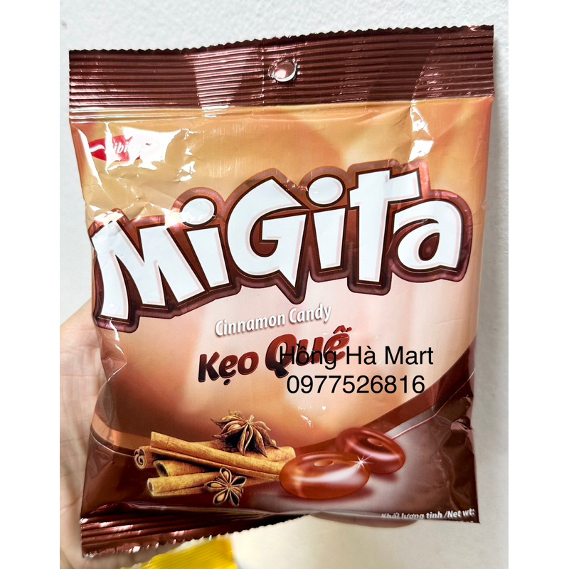 Kẹo ngậm MiGiTa vị gừng/ bạc hà / me/ quế 70g
