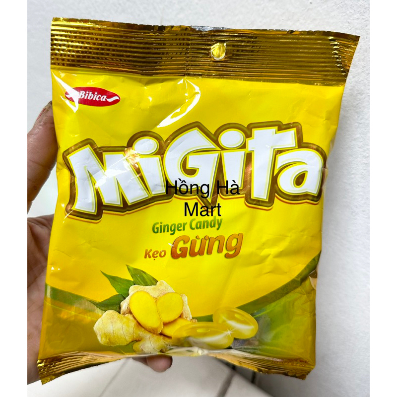 Kẹo ngậm MiGiTa vị gừng/ bạc hà / me/ quế 70g
