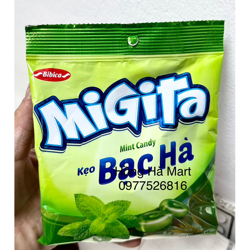 Kẹo ngậm MiGiTa vị gừng/ bạc hà / me/ quế 70g