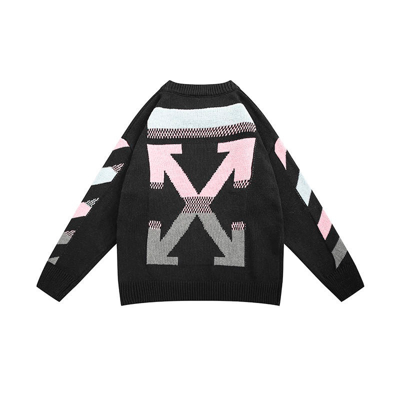 Áo len off unisex hoạ tiết thêu 100%