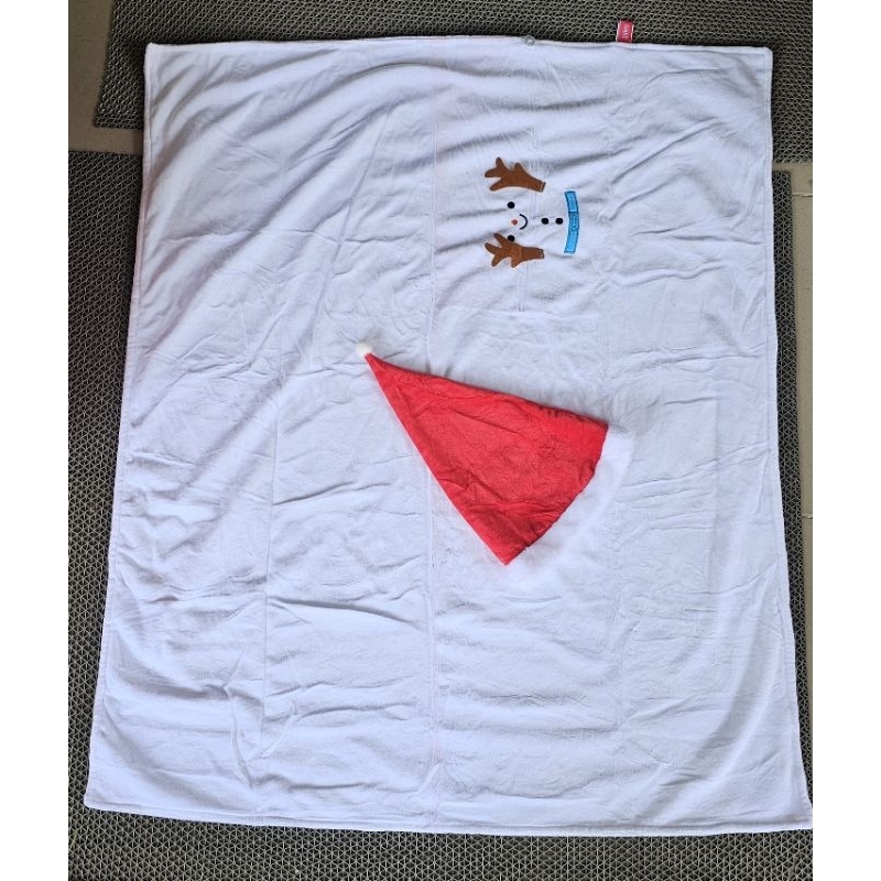 CHĂN NOEL KÈM NÓN