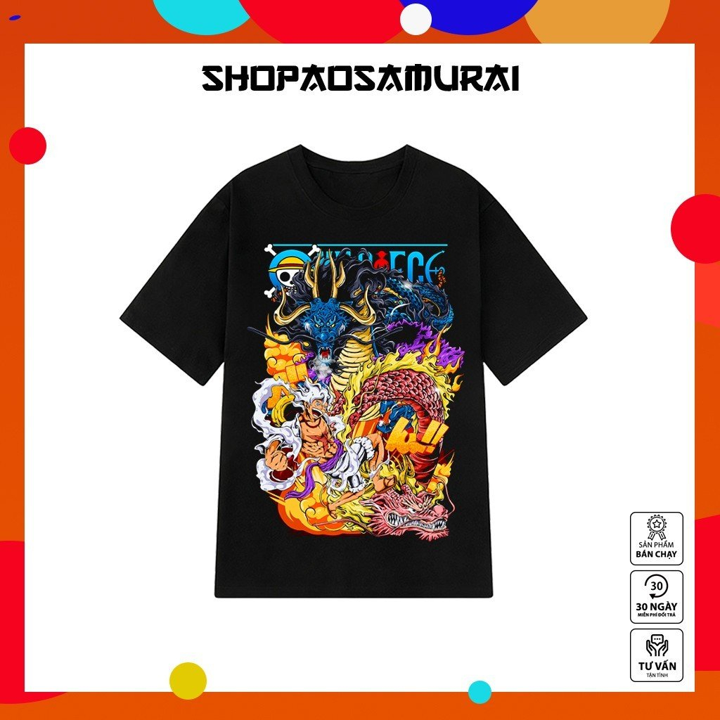 BST Mẫu Áo thun One Piece - Mẫu áo thun Đen / chất vải thun co giãn 4 chiều mới