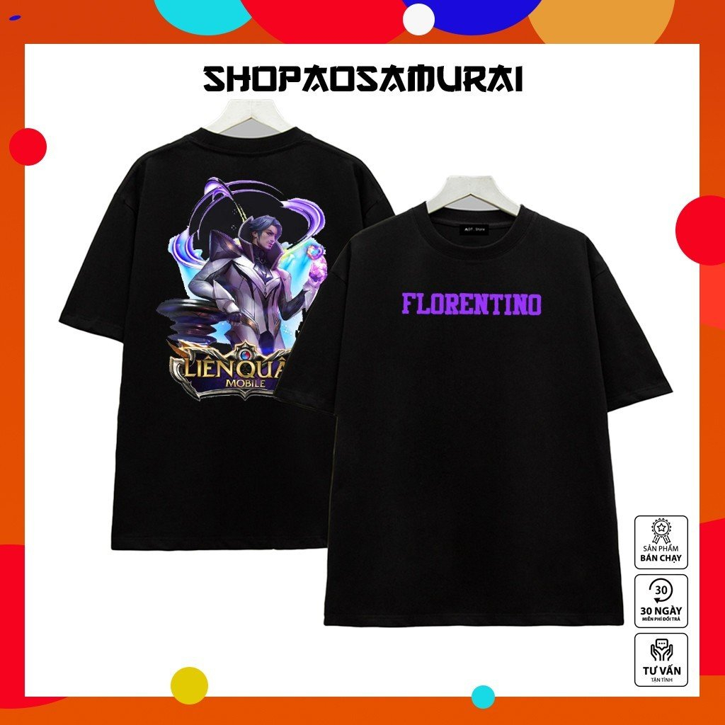 BST Mẫu Áo thun Game  - Mẫu áo thun Game Liên Quân  Đen / chất vải thun co giãn 4 chiều mới