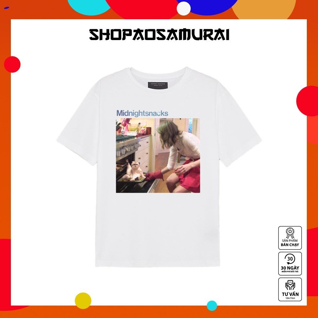 BST Mẫu Áo thun Taylor Swift - Mẫu áo thun Đen / Trắng chất vải thun co giãn 4 chiều mới