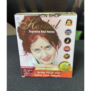 Bột nhuộm tóc thảo dược phủ bạc - herbul henna 60g date luôn mới nhất