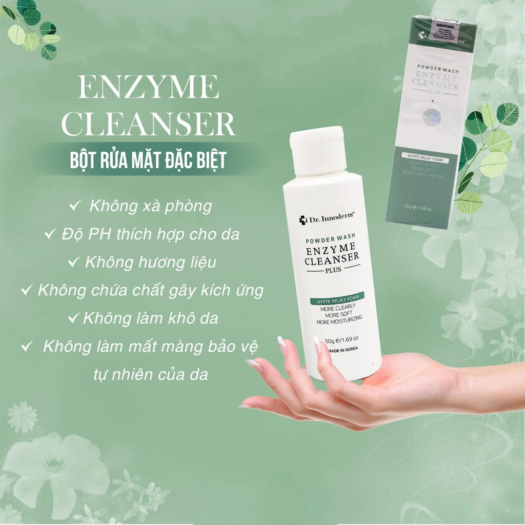 Sữa rửa mặt dạng bột ENZYME CLEANSER (Dr. Innoderm)