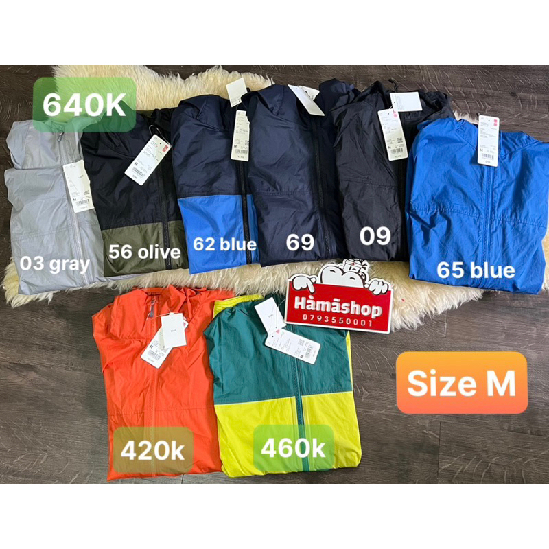 ÁO KHOÁC PARKA CHỐNG UV NAM 2023 - AUTHENTIC