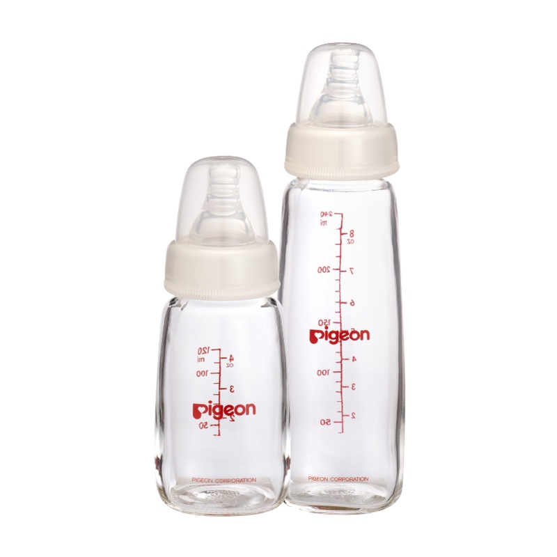 Bình Sữa Thủy Tinh Pigeon 120m và 240ml A21