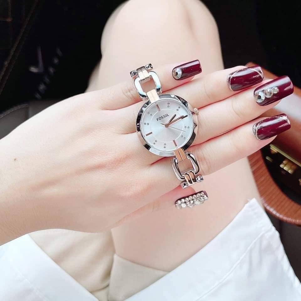 Đồng hồ nữ dây thép Fossil Kerrigan BQ3341