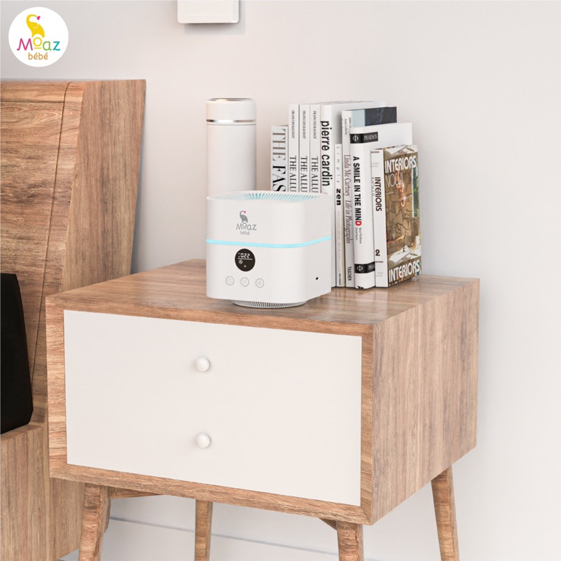 Máy lọc không khí và tạo ẩm moaz bebe moaz bébé mb066 phù hợp phòng 15-20m2 bảo hành chính hãng 12 tháng