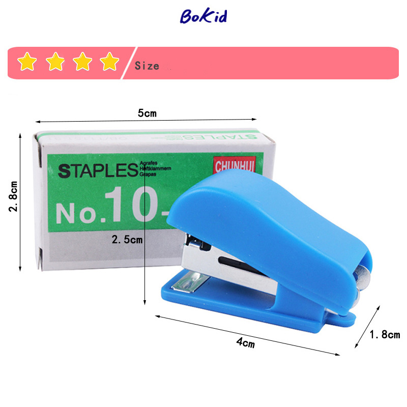 Máy dập ghim mini 4*1,7*2,8cm  siêu rẻ và an toàn cho bé