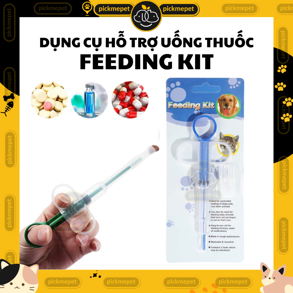Dụng cụ Hỗ Trợ Cho Chó Mèo Feeding Kit