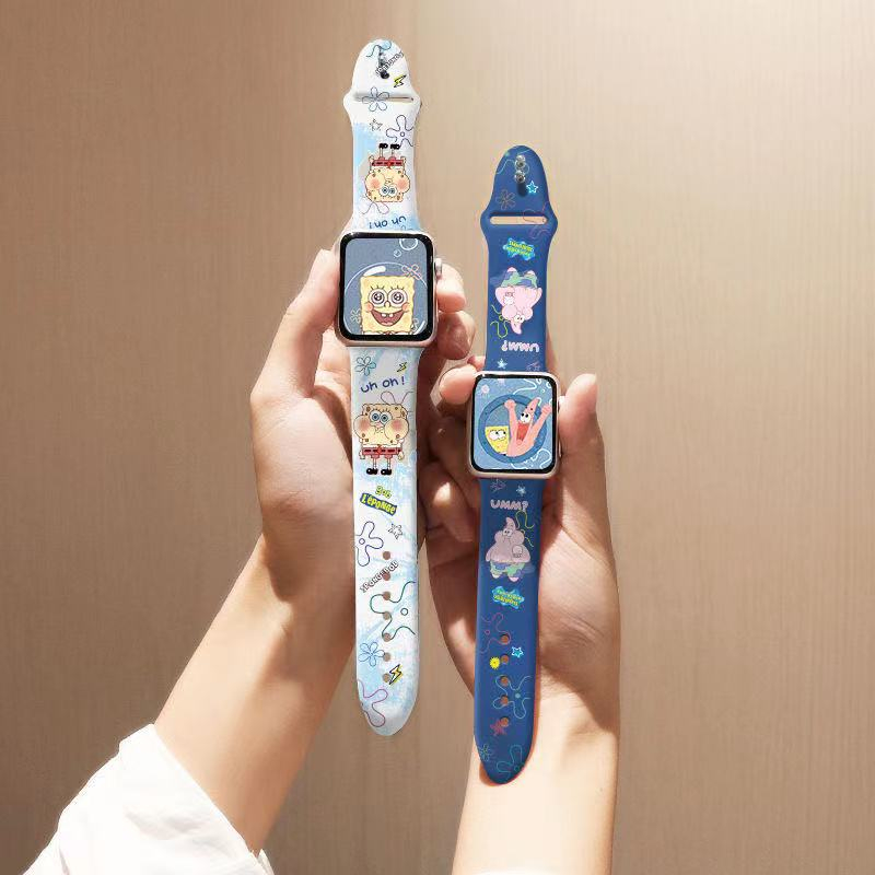 Dây Đeo Silicone Thể Thao Cho Apple Watch 41MM 45MM 40MM 44MM Series 8 7 6 5 4 SE