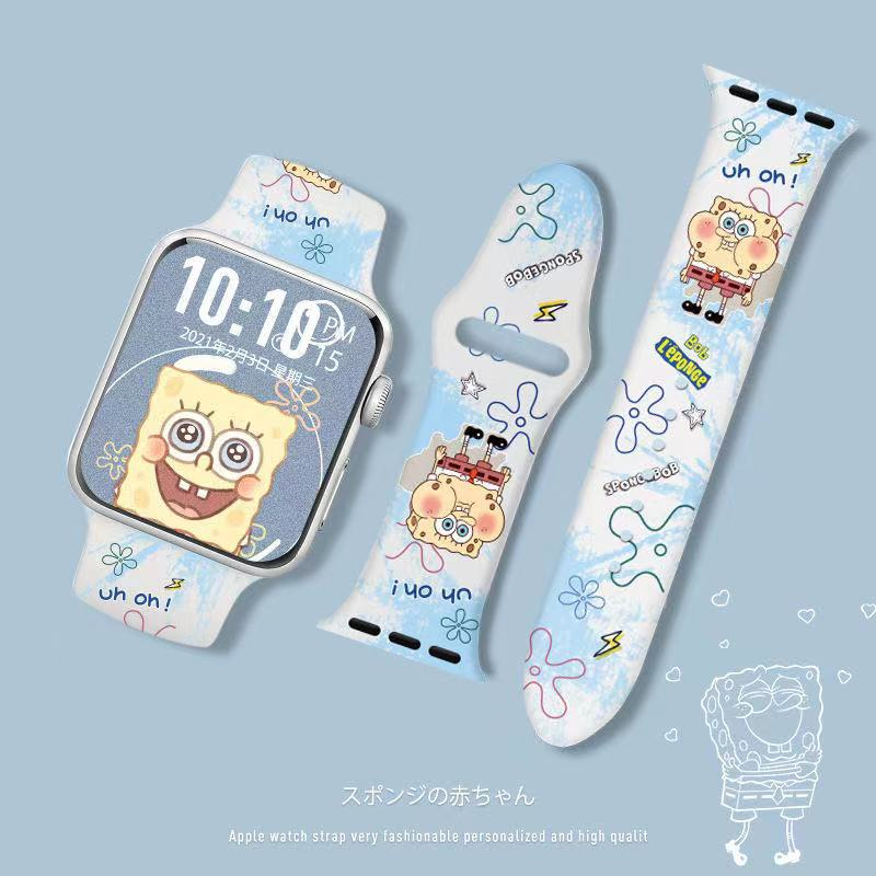 Dây Đeo Silicone Thể Thao Cho Apple Watch 41MM 45MM 40MM 44MM Series 8 7 6 5 4 SE