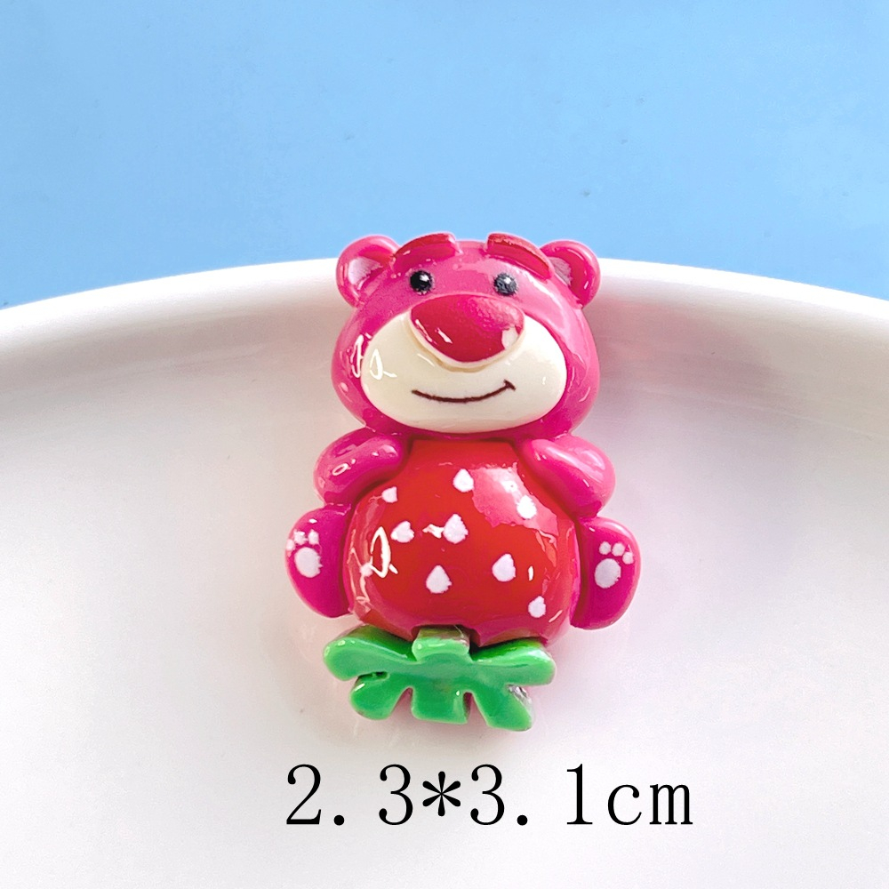 Charm Hình Gấu Dâu Đáng Yêu M21