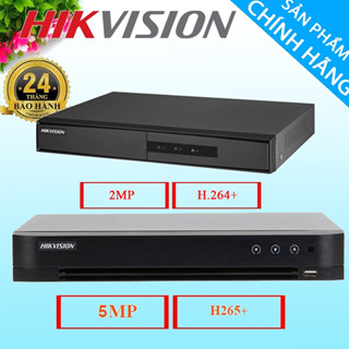 Đầu ghi hình 4/8 kênh HIKVISION Vỏ sắt 2MP/5MP chất lượng full 1080P/2k/3k, Hàng Chính Hãng 100%