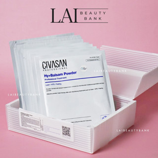 Mask dẻo CIVASAN Hy+ Balsam Powder mặt nạ cấp nước, làm sáng, phục hồi da - LAI BEAUTY BANK