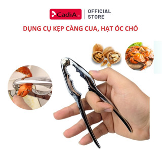 Kẹp cua, ghẹ, tách vỏ cứng, quả óc chó, thép không gỉ, tiện dụng bền đẹp
