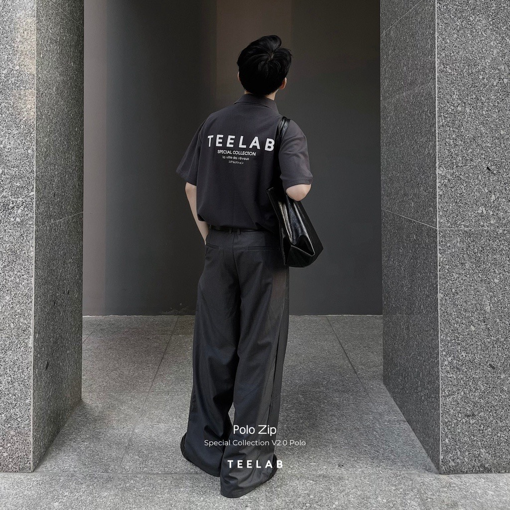 Áo Polo Zip Teelap Local Brand Unisex Special Collection V2.0 Polo