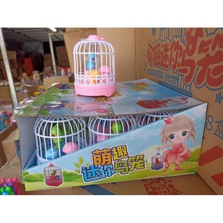 Lồng chim hộp 9c kèm kẹo xê trai cây