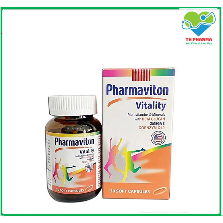 Vitamin tổng hợp Pharmaviton Plus bồi bổ cơ thể ,tăng cường sức đề kháng ,giảm mệt mỏi suy nhược cơ thể - Chai 30 viên-