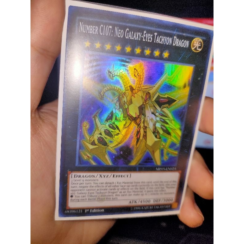 Thẻ bài Yugioh - Number c107: Neo Galaxy-eyes Tachyon Dragon MP15-EN023