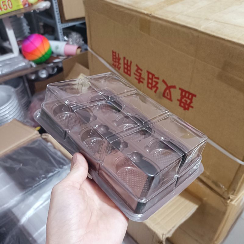 50 hộp đựng 6 bánh FG332 , hộp đựng bánh 50gr