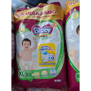 Tã quần bobby gói mega jumbo xl 84+12 miếng