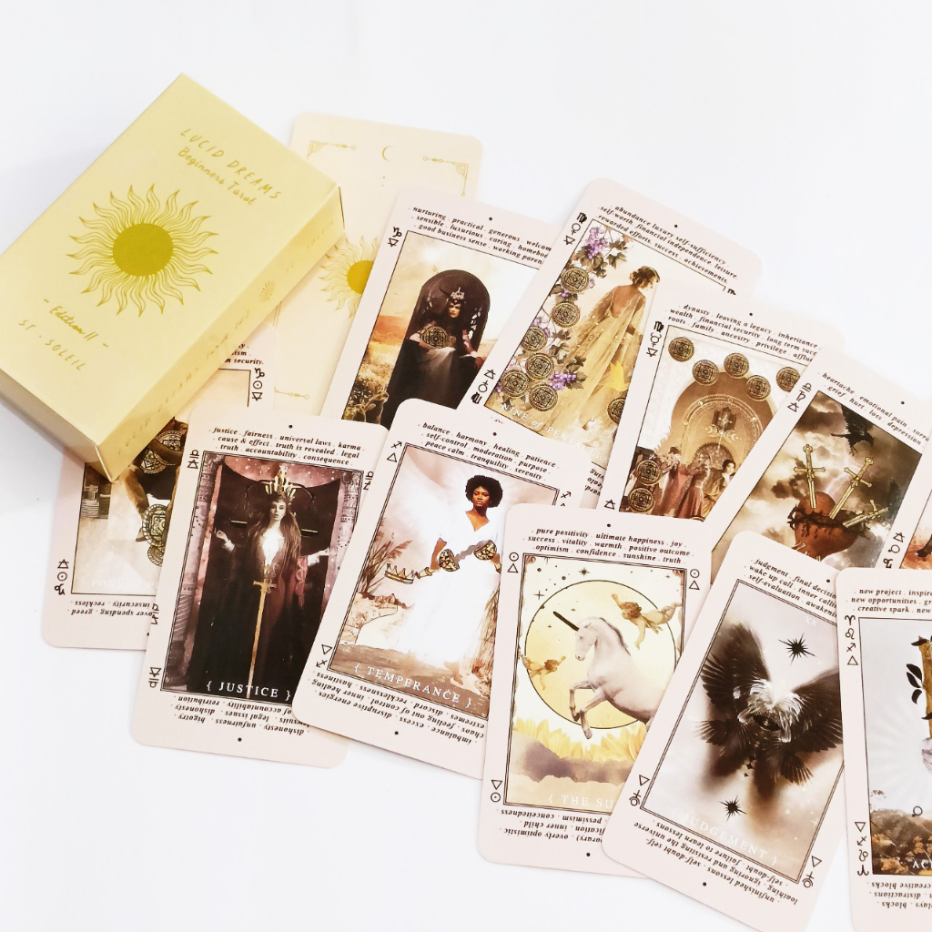 Bộ bài tarot LUCID DREAMS 6x10cm dành cho người mới bắt đầu