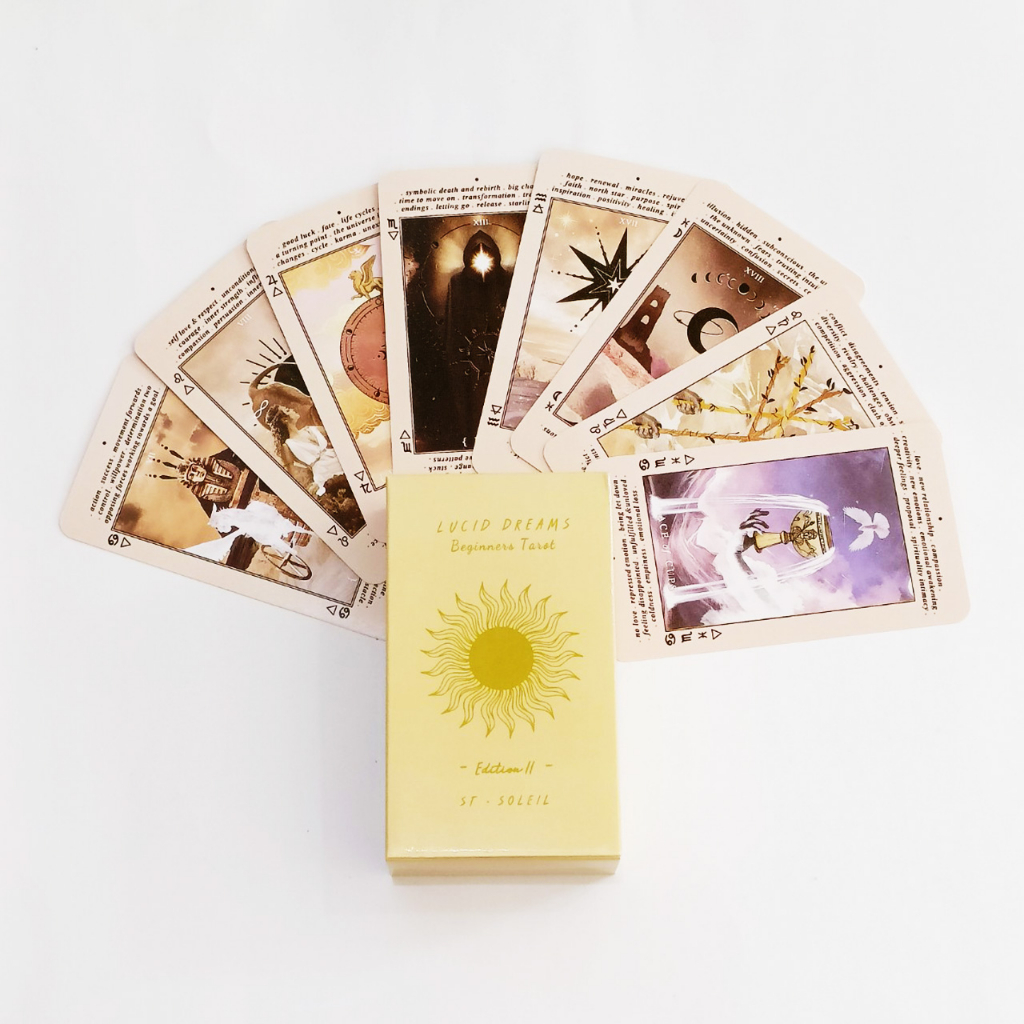 Bộ bài tarot LUCID DREAMS 6x10cm dành cho người mới bắt đầu