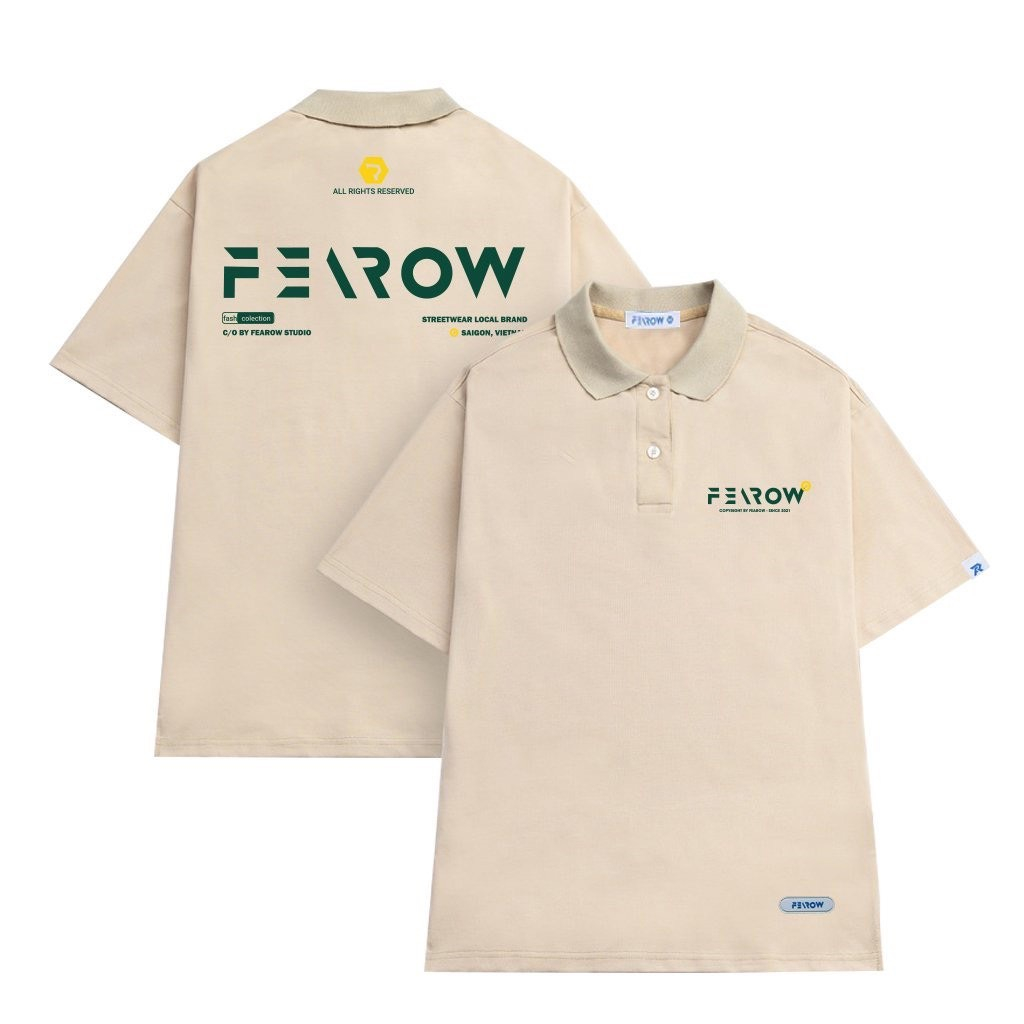 Áo Polo FEROW Local Brand Unisex Simpled Logo thiết kế chính hãng