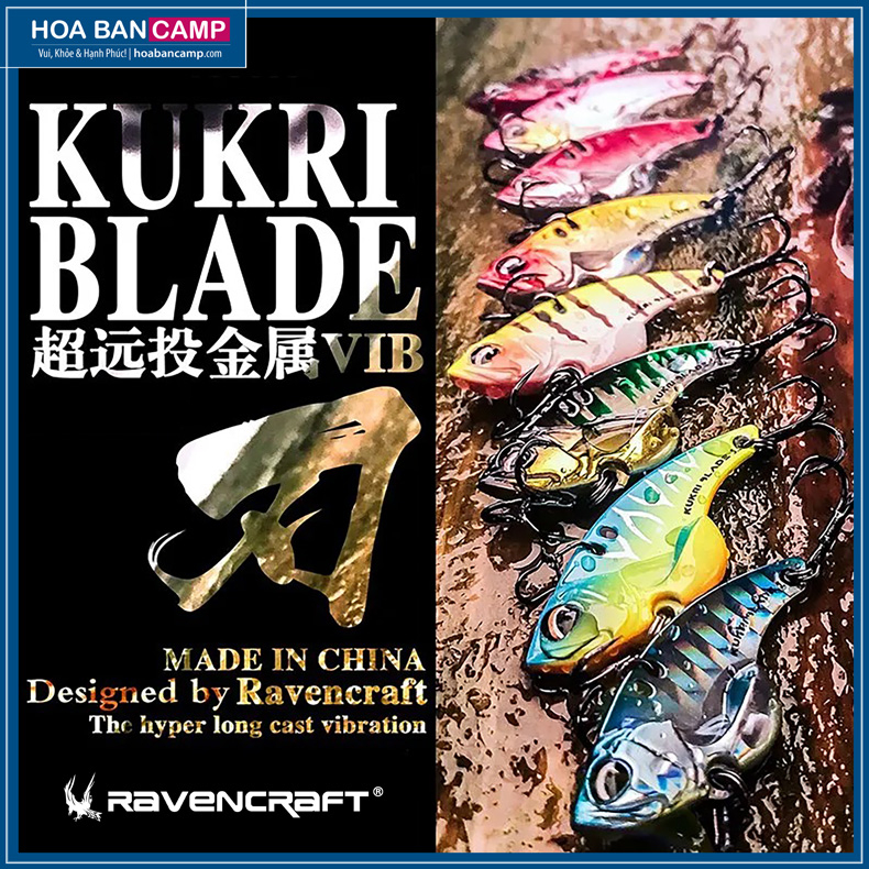 Mồi Cá Sắt RAVENCRAFT Kukri Blade | 6-9-12g