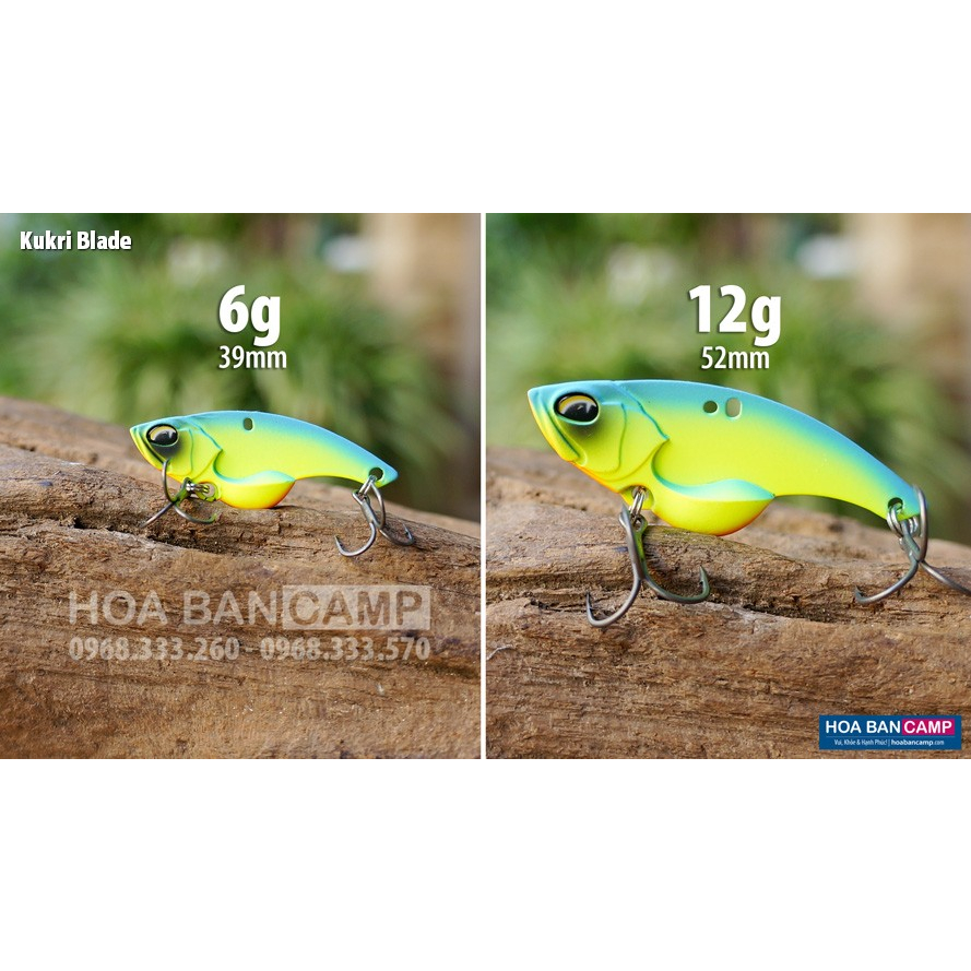Mồi Cá Sắt RAVENCRAFT Kukri Blade | 6-9-12g