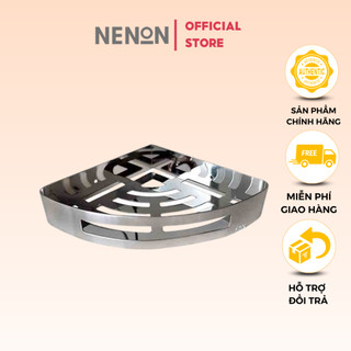 Kệ góc inox sus304 để đồ nhà tắm dán tường hoặc khoan - nenon