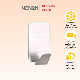 Móc dán tường inox 304 siêu dính - móc treo đa năng sử dụng keo 3m - m08
