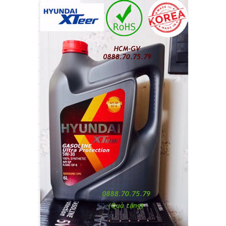 Huyndai xteer- nhớt ô tô can 6l 5w30