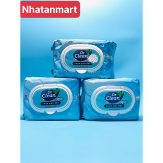 Khăn giấy ướt dr clean 80 tờ - chính hãng