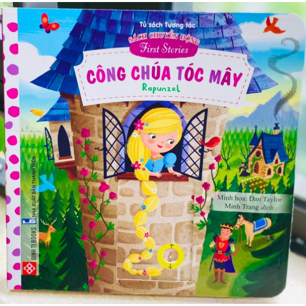 Sách chuyển động - Công chúa tóc mây