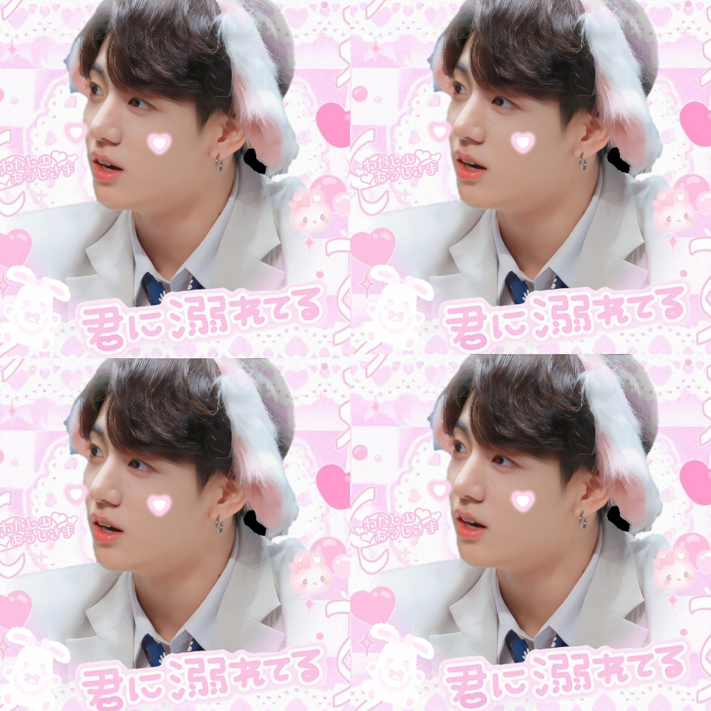 Sticker BTS size 6x6- JeiKei hồng cute-Giá siêu rẻ
