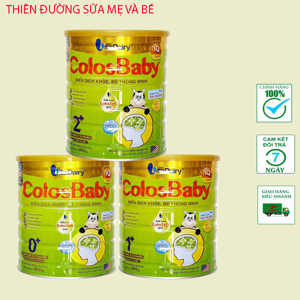 SỮA COLOSBABY IQ GOLD 0+ , 1+ , 2+