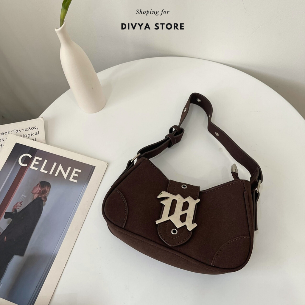 Túi nữ kẹp nách, túi xách messenger cầm tay có dây đeo chéo thời trang Hàn Quốc đi chơi xinh xắn T2301