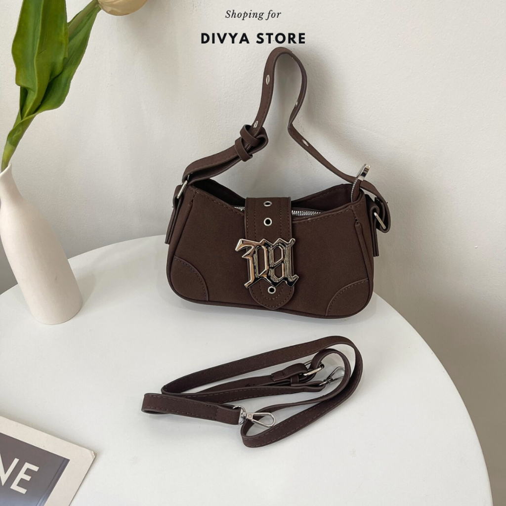 Túi nữ kẹp nách, túi xách messenger cầm tay có dây đeo chéo thời trang Hàn Quốc đi chơi xinh xắn T2301